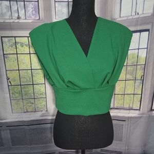 SHEIN Vibrant Green Crop Top